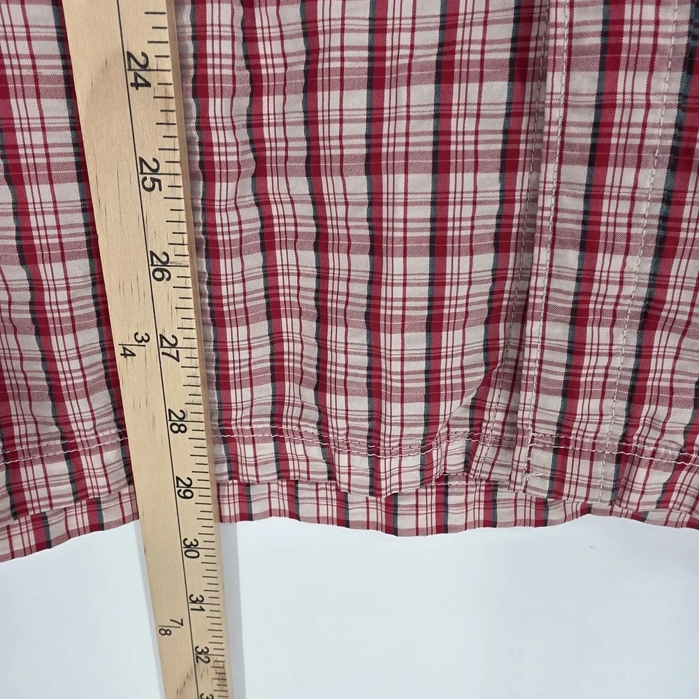 The North Face Shirt Mens Medium Short Sleeve Vented Fishing Hiking Button Up